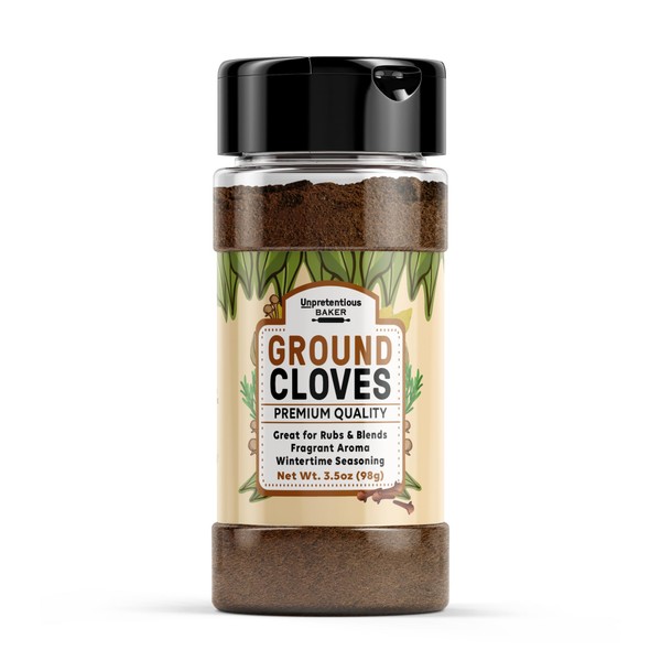 Unpretentious Ground Cloves (3.5 Ounce), Non-GMO Ingredient, Baked Goods