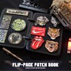 LIVANS Tactical Patch Booklet Organizer, Flip-Page Patch Book Mini Display
