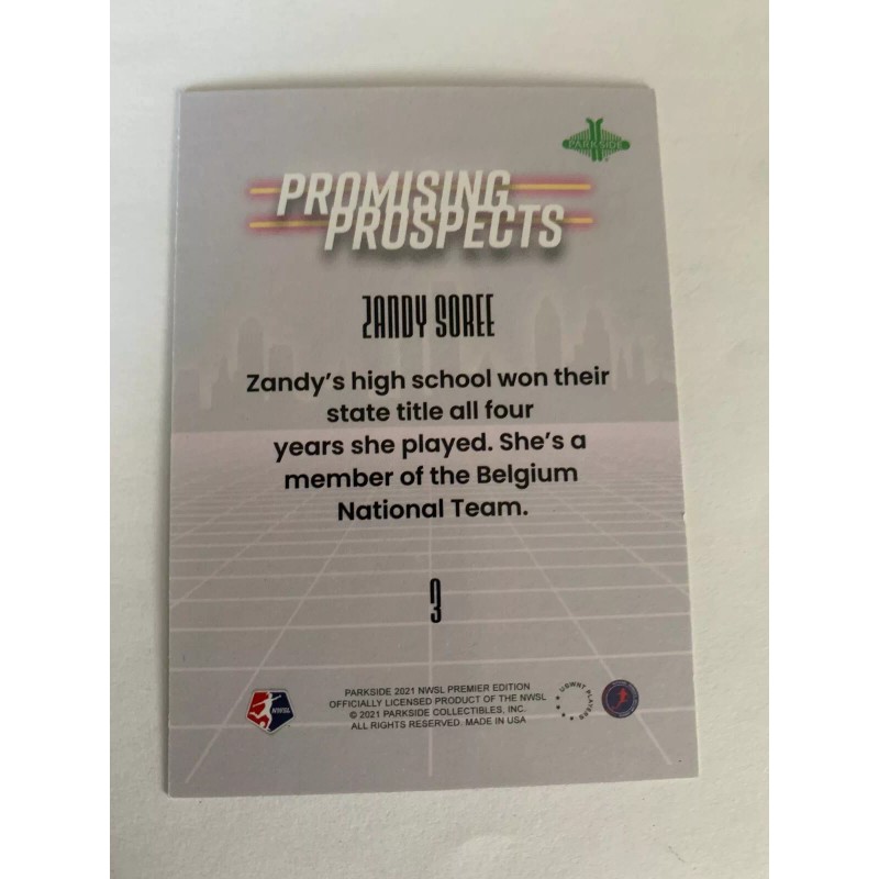 2021 Parkside NWSL - Promising Prospects RC - Red #3