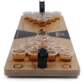 Grown Man Games Mini Beer Pong - Drinking Game - Party Game - Tabletop Set
