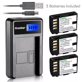 Kastar DMW-BLF19 Battery & LCD Charger for Panasonic Lumix DMC-GH3 GH3A GH3AGK GH3GK