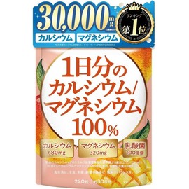 Shin Nihon Health Calcium Magnesium Mango Flavor 240 Tablets 1 / 신 니혼 헬스 칼슘 마그네슘 망고향 240정 1개