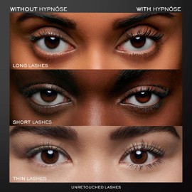 Lancôme Hypnôse Waterproof Mascara - Buildable & Volumizing Black Mascara that Builds Volume for a Natural or Bold Lash Look - Minimal Smudging or Clumping - Suitable for Sensitive Eyes - Black (6 ml)