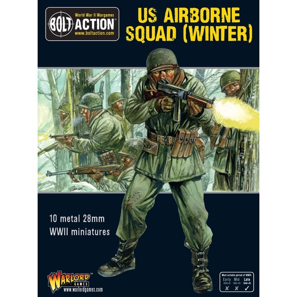 Warlord Games Bolt Action: US Airborne Squad (Winter)