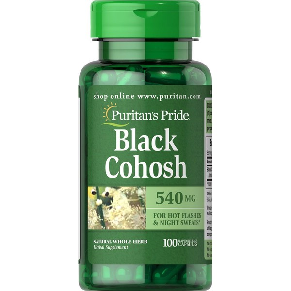 Puritan's Pride Black Cohosh 540 mg