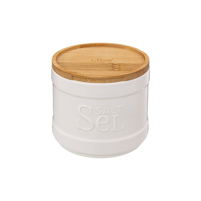 Naturéo Salt Tin White Ceramic 5 five simply smart