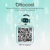 OTTOCAST 2-in-1 OTTOCAST Mini Wireless Android Auto+Carplay Adapter w/One-Click Button