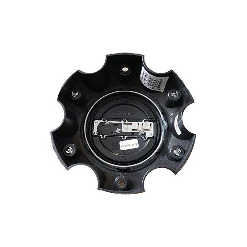 Ultra Motorsports 6 Lug Gloss Black Wheel Center Cap (Qty