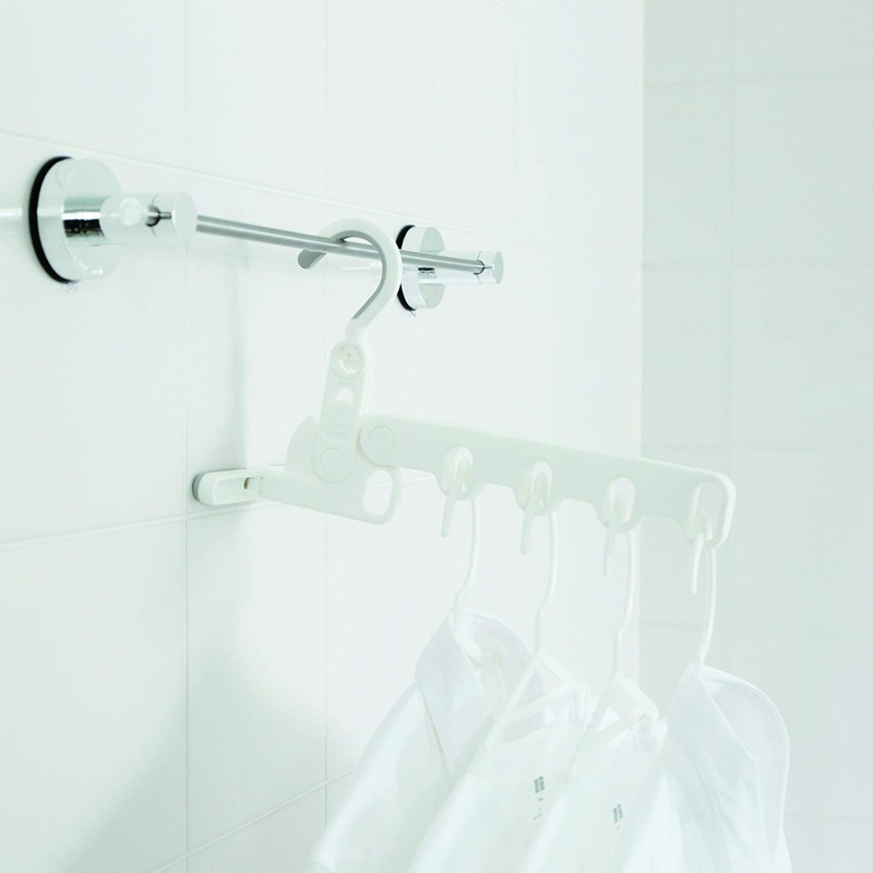 Aisen Comfortable Shirt Hanger 5-Hook Grey LK435 15cm×3cm×27cm