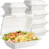 50pcs Strong Clamshell Takeaway Burger Boxes, 7" X 5" -
