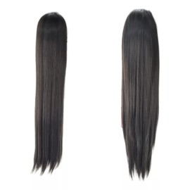 Vegas Coleta Postiza Lacia  Cola Caballo Chongo Marca Vegas 2 En 1