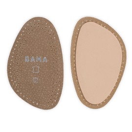 Bama Leather Insole ½ - Leather Shoe Insoles, Shock-Absorbing Half Soles for Optimal Comfort, Shoe Insoles for Adults, 1 Pair - 38/39 EUR