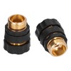 4Pcs Garden Hose Quick Connector Brass High Hardness Durable No