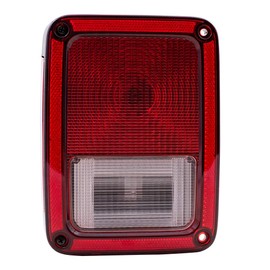 Brock Replacement Driver Tail Light Compatible with 2007-2017 Wrangler 2018 Wrangler JK 55077891AH CH2800177