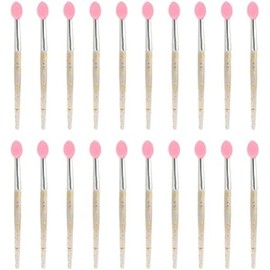 NOLITOY 20 Piezas Mini Pincel de Silicona para Labios Pinciles de Silicona para Maquillaje Aplicadores de Labiales para Delineado de Labios para Mascarilla Labial y Lápiz Labial