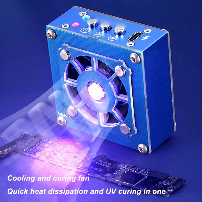 Solder Smoke Absorber Fan 10000RPM Multifunctional Soldering Cooling Fan with