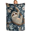 MIEPOS Soft and Cozy Sloth Blanket - Lightweight, Flannel Throw