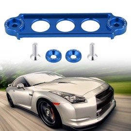 Senyar Aluminum Alloy Car Racing Battery Tie Down Bracket Holder Lock Anodized for CRX 1988-2000, 2006+, INTEGRA 1994-2001 (Blue)