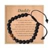 New Dad Daddy Gifts Bracelet for Men First Time Dad