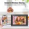 Aorpdd 10.1 Inch HD WiFi Digital Photo Frame, 16:10 Touchscreen
