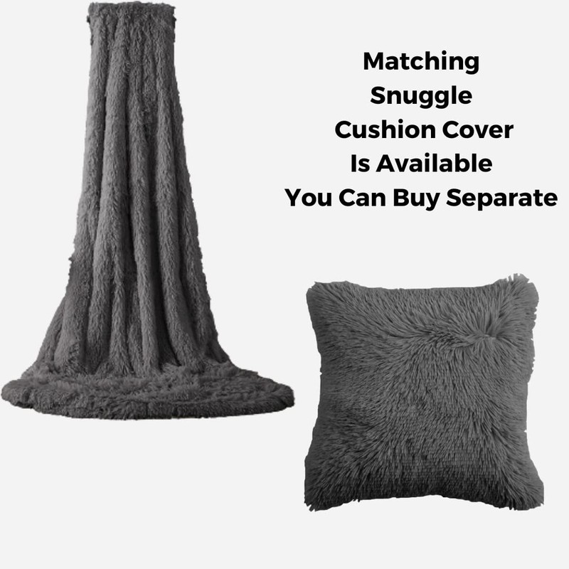 Olivia Rocco Snuggle Blanket Throw Super Soft Fleece Fluffy Snug