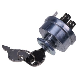 Unbranded Ignition Switch fits John Deere AM38227 108 112 116 316 318 420 GS25 w/ 2 Keys