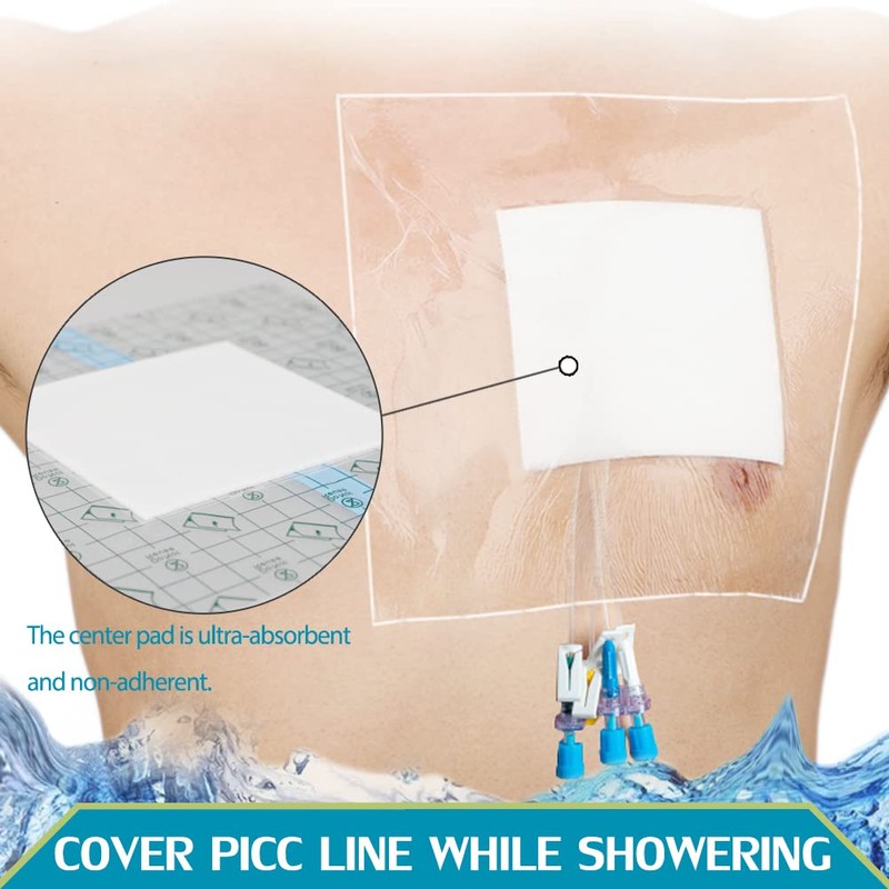 Waterproof Shower Protector Large Cover Shields for PICC Central Line