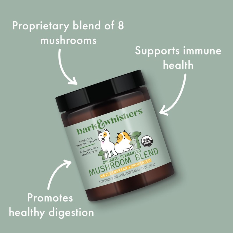 Dr. Mercola Bark & Whiskers Organic Fermented Mushroom Blend -