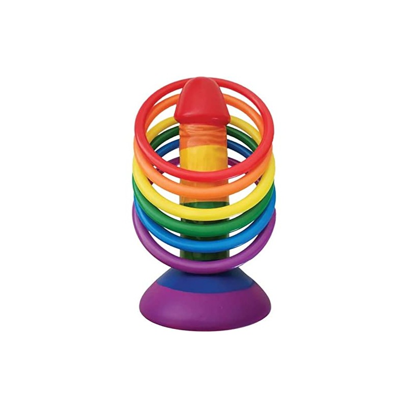 Hott Products Unlimited 70013: Rainbow Pecker Party Ring Toss