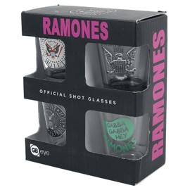 GB eye LTD, Ramones, Mix, Shot Glasses, Multi-Colour, 10 x 12 x 4.5 cm