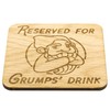 Reserved for Grumps Drink Oak Veneer Coaster (Grumps Oak Veneer)