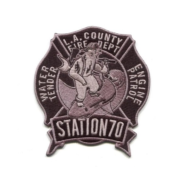 Los Angeles County Fire Department Station 70 Patch California CA