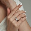 Mameloly 1.5ct Engagement Rings for Women Round Bridal Ring Sets