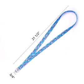 Axolotl ID Badge Holder Cute Lanyards Keychain Lanyard Lanyards for Women ID Holder Cotton Fabric Preschool Lanyard, Axolotl, Medium