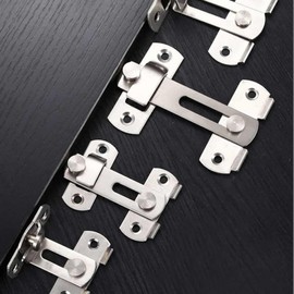 Sliding Door & Window Lock Mechanism Small L-shaped Sliding Door Lock 3ea