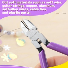 SPEEDWOX Mini Nipper, Tool, Small Nipper, Micro Nipper, Spring Included, Mini Nipper, Diagonal Pliers, Wire Nipper, Mini Micro, Plastic Nipper, Cut, Fine Work, Cutting Blades, Lightweight, Beads, Professional, Hobby Tool, DIY Accessories, Accessory Makin