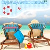 Boao 4 Pcs Large Towel Bands for Beach Chairs 15.75"