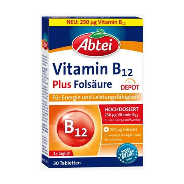 Abtei Vitamin B12 Tabletten (30 Stück) 24 g