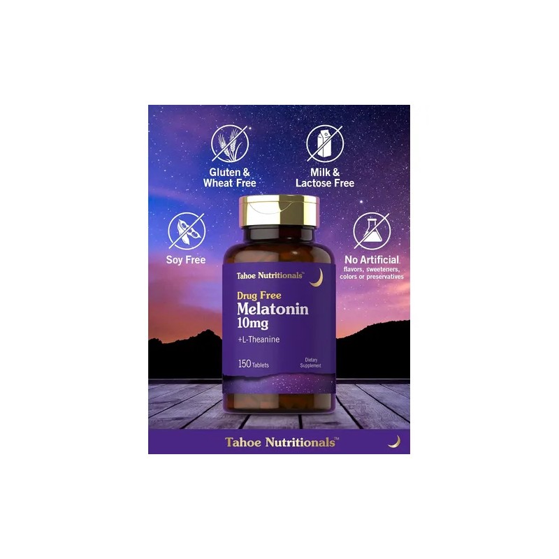 Tahoe Nutritionals Melatonina 12mg 90 Tab Disolución Rapida