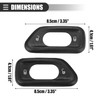 A ABSOPRO Jeep Wrangler JK 11-18 Door Switch Cover Black