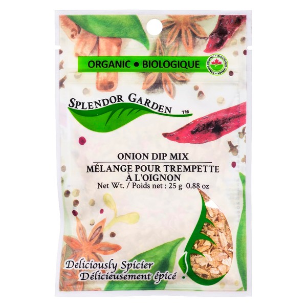 Splendor Garden Organic Onion Dip Mix - 25 g