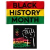 1 Black History Month Flag And 1 Decorative Painting Polyester