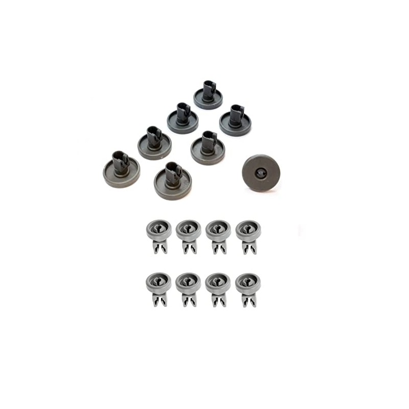 Place4parts Dishwasher Wheels Full Set for Electrolux ESL63010 ESL6114 ESL6115
