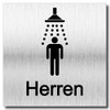 Door Sign Shower UV Print 12 x 12 cm -