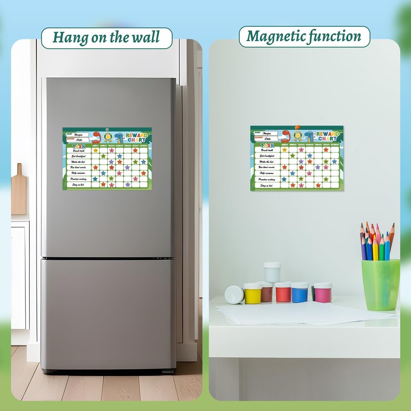 Thboxes Behavior Reward Chart for Kids at Home, 11.8"x8.3" Chore