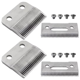 Blade Replacement for Wahl Clipper Blades, for Wahl Precision Replacement Blades, 2 Hole Clipper Blade Replacement for Wahl MC3 Replacement Blades, 2 Packs US Stock