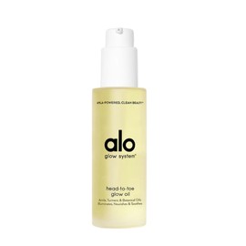 Alo Head-to-Toe Glow Oil | Glow-Boosting Natural Dry Body Oil | Jojoba, Amla, Aloe & Vitamin E | Hydrates & Nourishes Skin | Citrus Scent | 3.2 Oz