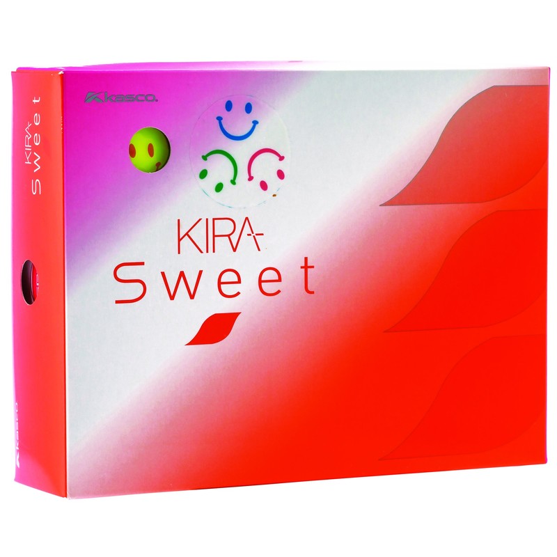 Kasco Kira Sweet Golf Balls with Character Mark, 12 Pack,