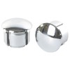 VELOX V27KK00 VINTAGE PLUGS End Plug, 2-Pack, Chrome