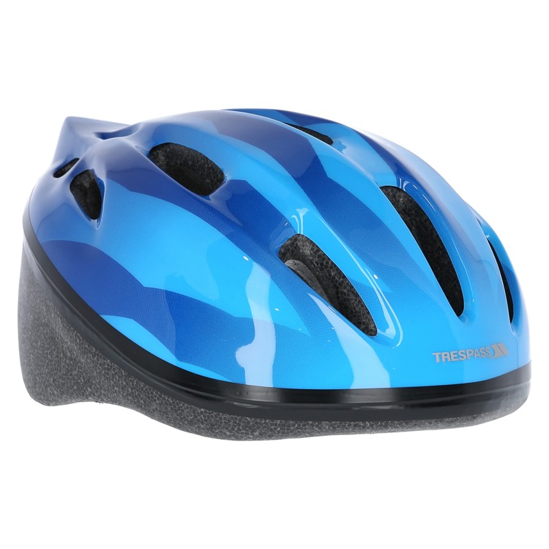 Trespass Children's Cranky Cycle Safety Helmet, 48cm-52cm, Blue